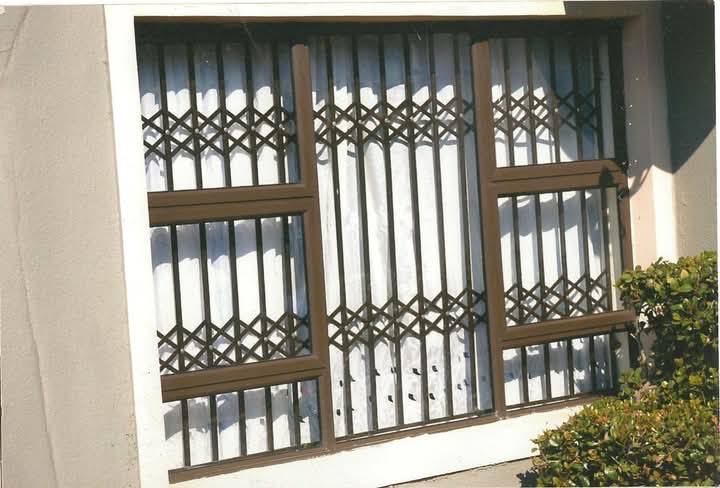 Security trellis window guard installation